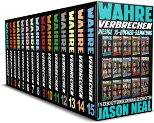 Wahre Verbrechen: Umfangreiche 15-Bücher-Sammlung — Buchcover