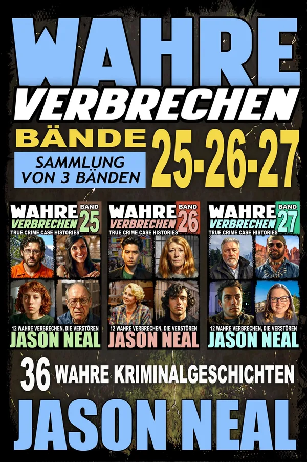 Wahre Verbrechen: Bände 25-26-27 — Buchcover
